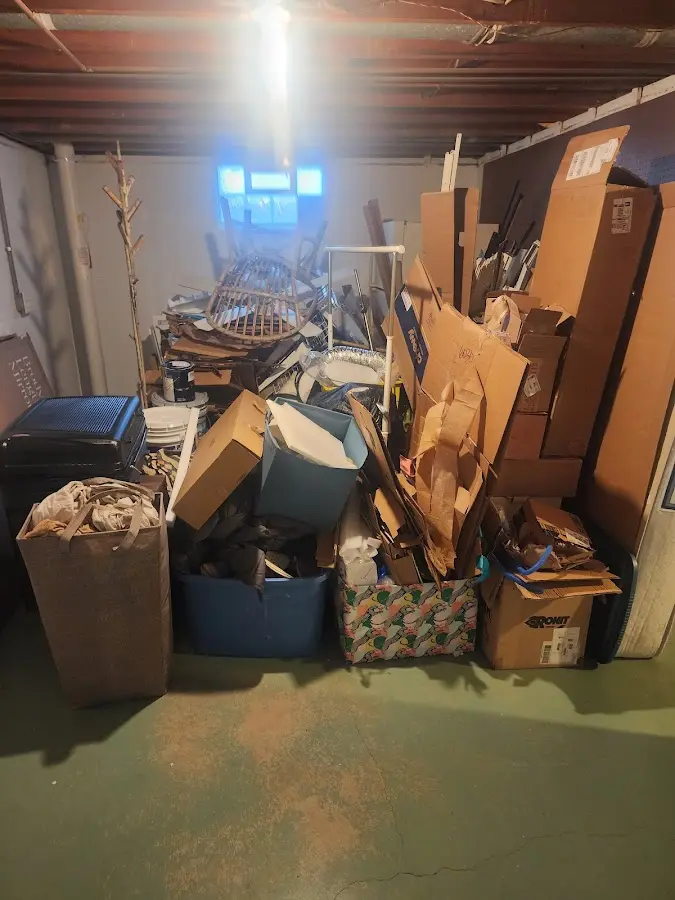 Roll-off dumpster container at job site for Construction Dumpster Rental in Texas City